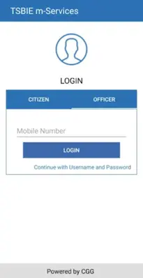 TSBIE m-Services android App screenshot 1